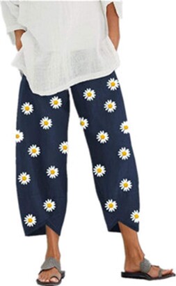 Fansu Women's Casual Linen Trousers