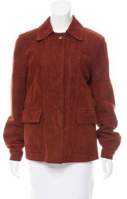 Loro Piana Cashmere Lined Leather Jacket