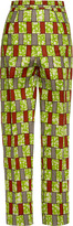 Thumbnail for your product : Stella Jean Tofu Printed Wax Cotton Trousers