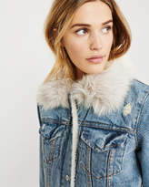 Thumbnail for your product : Abercrombie & Fitch Sherpa-Lined Denim Jacket