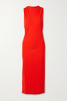 Thumbnail for your product : Helmut Lang Twist-back Stretch-crepe Midi Dress