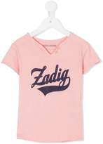 Thumbnail for your product : Zadig & Voltaire Kids logo T-shirt