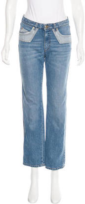 Sonia Rykiel Mid-Rise Straight-Leg Jeans