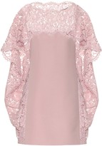 Thumbnail for your product : Valentino lace-trimmed minidress