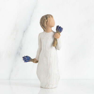 Willow Tree Lavender Grace, 5.5-Inch Sculpted Hand-Painted Resin Figure
