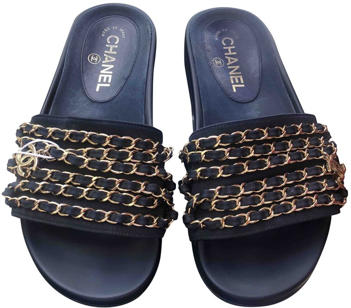 chanel plastic sandals