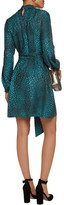 Thumbnail for your product : Vanessa Seward Belted Printed Silk Crepe De Chine Dress