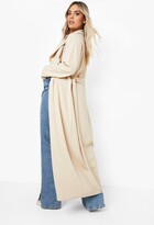Thumbnail for your product : boohoo Plus Belted Maxi Duster