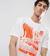 Thumbnail for your product : Puma T-Shirt With Worldwide Print In White Exclusive To Asos