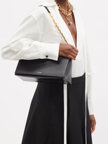 Thumbnail for your product : Jil Sander Medium Leather Shoulder Bag - Black