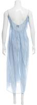 Thumbnail for your product : Thierry Colson Sleeveless Silk Maxi Dress