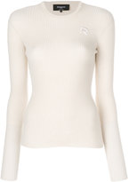Thumbnail for your product : Rochas crew neck ribbed sweater