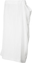 Jil Sander - wide pocket midi skirt - women - Polyester/Viscose - 36