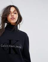 Thumbnail for your product : Calvin Klein Jeans Polo Neck Logo Dress