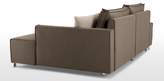Thumbnail for your product : Mayne Right Hand Facing Corner Sofa Bed, Grouse Brown