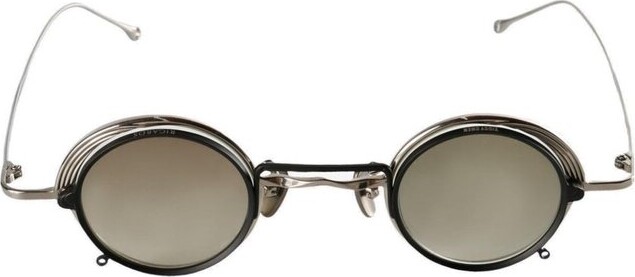 Rigards X Ziggy Chen Oval Frame Clip-On Sunglasses