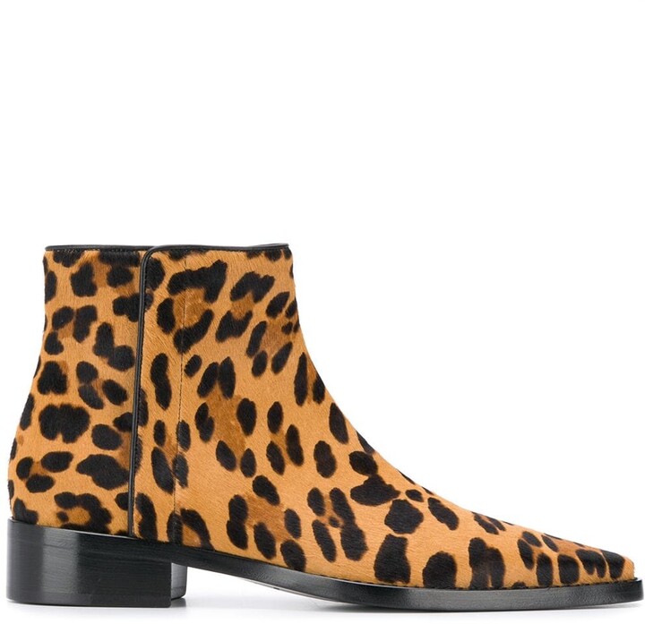 Leopard Print Ankle Boots | the world's largest collection of fashion | ShopStyle UK