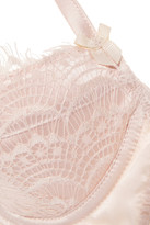 Thumbnail for your product : Mimi Holliday Bisou Bisou Rose lace plunge bra