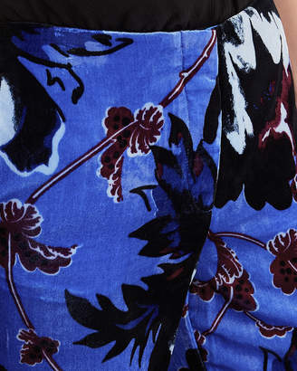 Diane von Furstenberg Erica Floral Velvet Pants