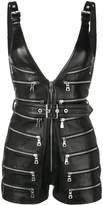 Thumbnail for your product : Manokhi moto zip playsuit