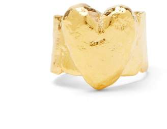 Elise Tsikis - Egra Heart Gold-plated Ring - Womens - Gold