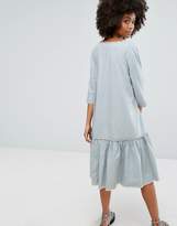 Thumbnail for your product : WÅVEN Stripe Dress With Frill Hem