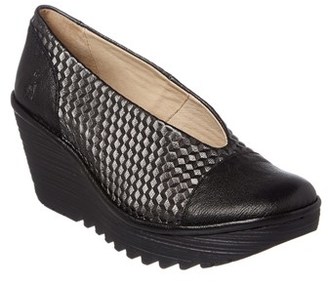 Fly London Yena Leather Wedge.