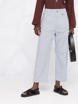 Thumbnail for your product : Sofie D'hoore Cropped Straight-Leg Trousers