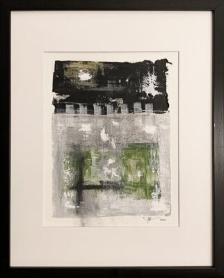 One-of-a-Kind Original Untitled 46 by J. Kent Martin - Unframed Painting on Paper