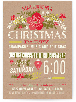 Minted Christmas Party Holiday Party Invitations