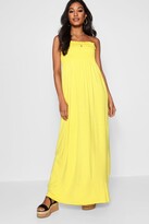 Thumbnail for your product : boohoo Shirred Bandeau Maxi Dress