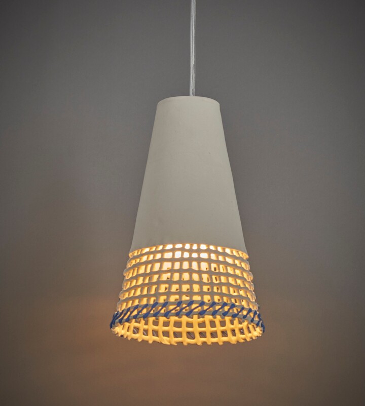 Pendant Light. Kitchen Island Ceiling Pendant. Ceramic Light Shade. Hanging Lamp, Lighting. Lamp