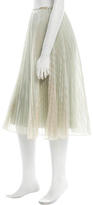 Thumbnail for your product : Calvin Klein Collection Pleated Silk Skirt