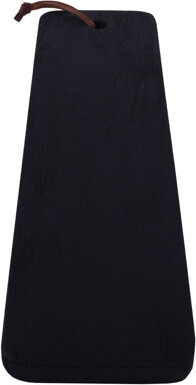 Nordic Style Nordic Teak 24" Charcoal Charcuterie/cutting Board - Black