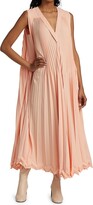 Thumbnail for your product : 3.1 Phillip Lim 3-Tier Pleated V-Neck Maxi Dress