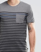 Thumbnail for your product : ONLY & SONS T-Shirt with Fine Breton Stripe
