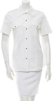 Thumbnail for your product : Louis Vuitton Short Sleeve Button-Up Top w/ Tags