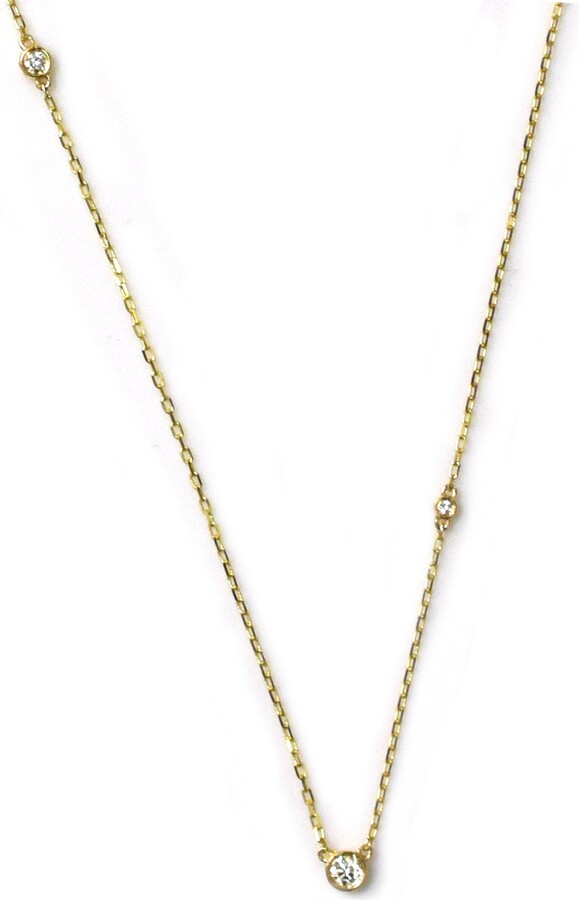 La Kaiser Solid Gold Eternal Diamond Love Pendant