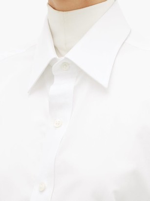 Emma Willis Supraluxe Swiss-dot Cotton-poplin Shirt - White