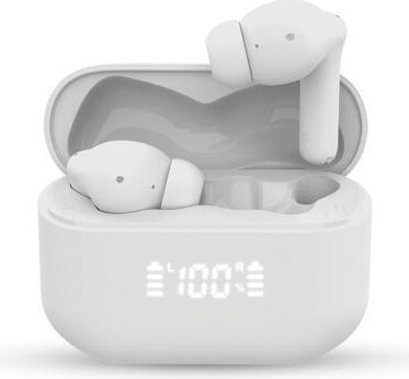 Naztech Xpods ANC Active Noise Cancelling True Wireless Earbuds with Wireless Charging Case White