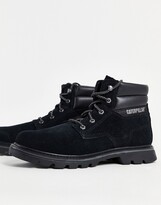 Thumbnail for your product : CAT Quadrate lace-up boots in black