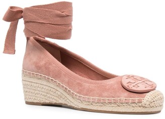 Tory Burch Lace-Up Wedge-Heel Espadrilles - ShopStyle Wedges