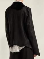 Thumbnail for your product : Ann Demeulemeester Amrita Shearling Wrap Jacket - Womens - Black