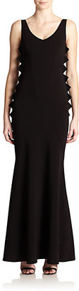 Moschino Cheap & Chic Stretch Crepe Gown