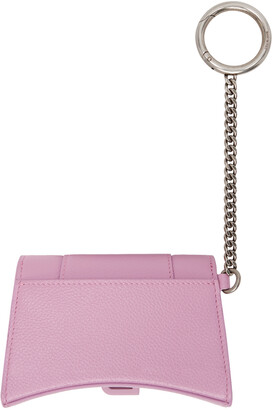 Balenciaga Pink Hourglass Card Holder