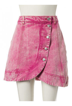 Ganni Pink Cotton Skirts