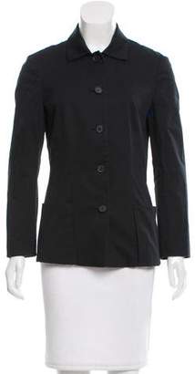 Narciso Rodriguez Button-Up Fitted Jacket
