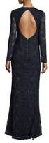 Thumbnail for your product : Aidan Mattox Long-Sleeve Beaded Gown