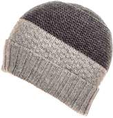 Thumbnail for your product : Black Charcoal and Mid Grey Cashmere Slouchy Beanie