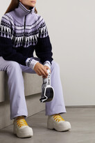 Thumbnail for your product : Bogner Fire & Ice Dargy Jacquard-knit Half-zip Sweater - Purple